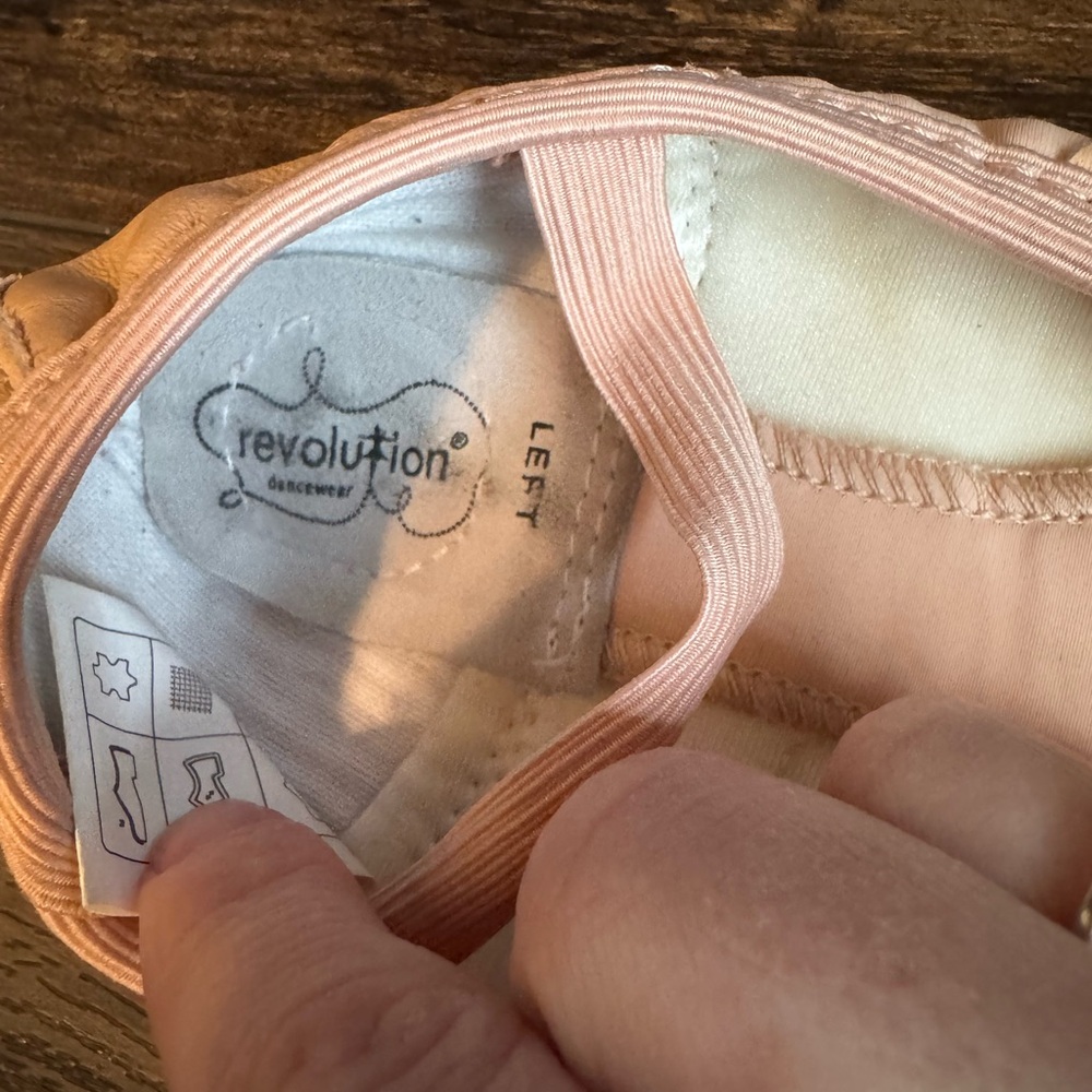Revolution dancewear ballet slippers size 1-2 - Picture 3 of 6